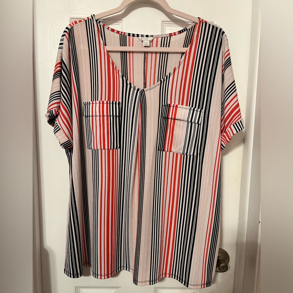 Ladies 14/16W blouse, short sleeved